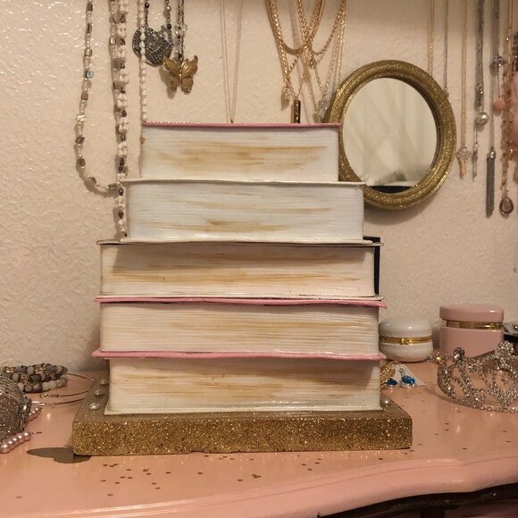Luxury Fashion-Inspired Stacked Book Décor for - Picture 4 of 4